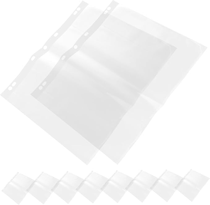 10pcs Negative Film Sleeves Storage Pouches for Heavy Duty Binders Collection Preservation