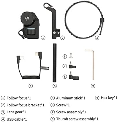 FeiyuTech Follow Focus Brushless Motor Kit - Compatible with SCORP 3/SCORP 2/SCORP-C2/SCORP Pro Camera Gimbals, Lens Zoom & Focus Control System