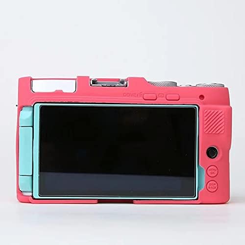 Professional Secure Silicone Camera Case Cover Housing Body Skin for Fujifilm Fuji X-A7 XA7 XA 7 Mirrorless Digital Camera (Red)