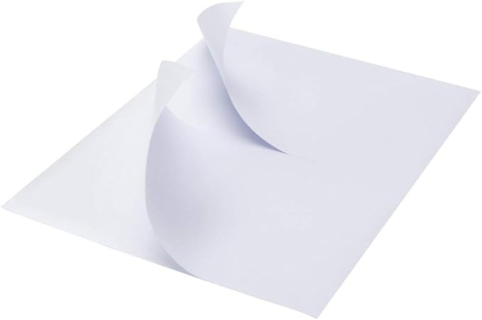 Half Sheet Shipping Labels, 8.5" x 5.5" Address Labels, Half Sheet Self Adhesive Mailing Labels for Laser & Inkjet Printers (1000 Sheets, 2000 Labels)