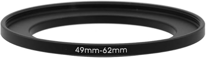 49-30/37/40.5/43/46/48/49/52/55/58/62/67/72/77/82mm Step Up & Step Down Rings Adapter for Lens and Filter 49-62 Filter Adapter Ring 49mm Lens to 62mm Filters