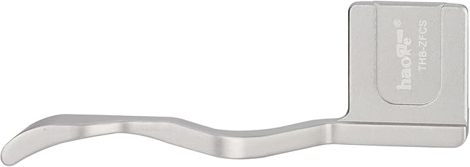 Haoge THB-ZFCS Hand Grip Metal Hot Shoe Thumb Up Rest for Nikon ZFC Camera Z fc Accessories Silver