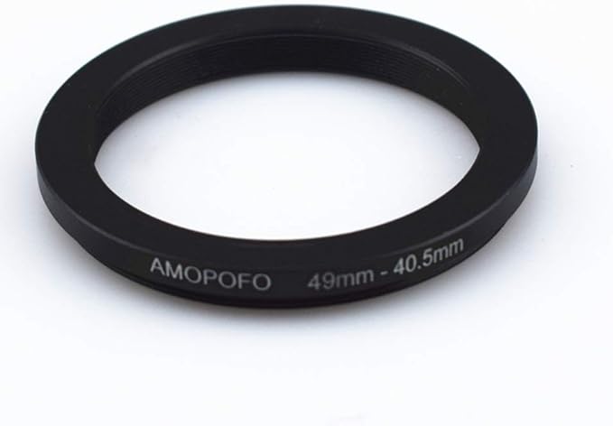 49mm to 40.5mm /46mm-40.5mm Step-Down Ring Filter Adapter for All Brands UV,ND,CPL,Metal Step-Down Ring Adapter