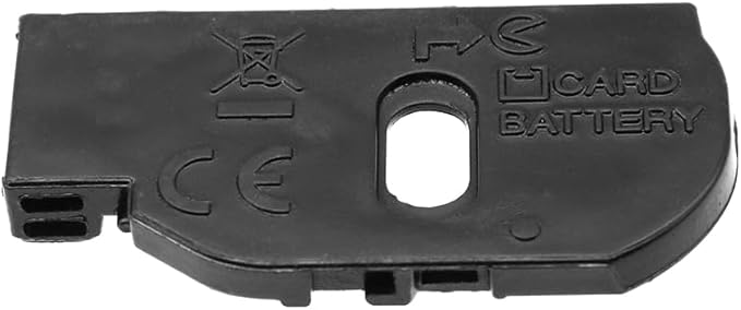 Battery Door Cover Replacement for Nikon AI CoolPix L19 L20 Cameras, Repair Part Accessory Lid Snap-On Battery Replacement Cap