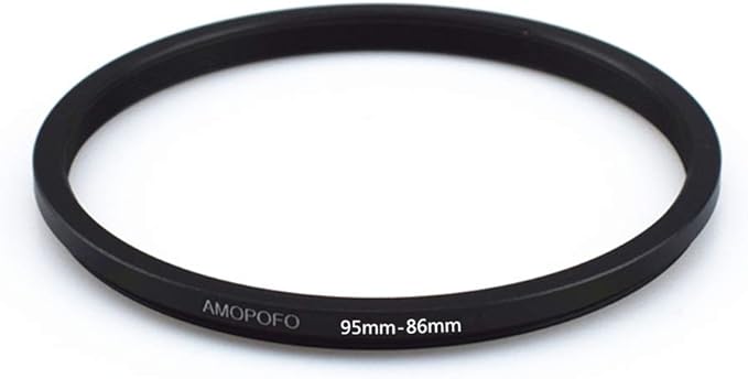 95 to 86mm Metal Ring/95mm to 86mm Step Down Rings Filter Adapter for UV,ND,CPL,Metal Step Down Rings,Compatible with All 95mm Camera Lenses & 86mm Accessories