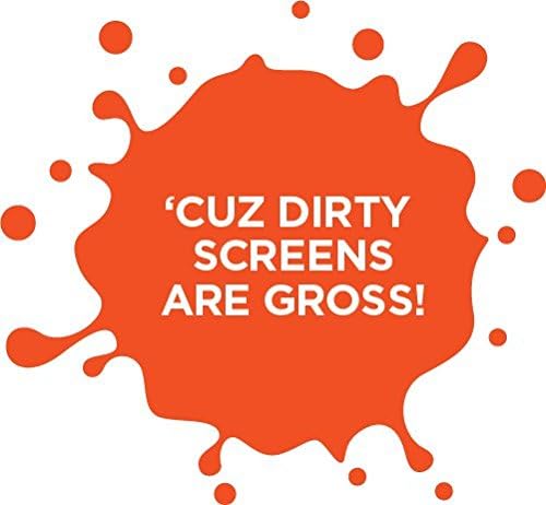 WHOOSH! Screen Shine Pocket 0.3 fl oz – Powerful Computer Screen Cleaner for Car, Laptop, Phone & Eyeglasses – Streak-Free Screen Cleaner Spray and Wipe, Sleek Leak-Free Bottle with Microfiber Cloth