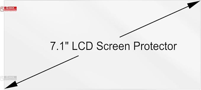 5PCS 7 inch LCD Screen Protector Film - Scratch-Resistant High Light Transmittance Protective Films for Elegoo Mars 5/Mars 5 Ultra/Mars 4/Mars 4 Ultra Resin 3D Printer