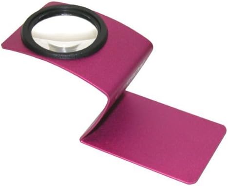 Carson Wave 4x Stand Loupe Magnifier, Fuschia