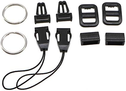 HITHUT Quick Release Camera Neck Strap Shoulder Strap Belt for Mirrorless Digital Cameras Climbing Rope with Quick Release QD Loops Connector with O-Ring Adjustable Length 30-53inch Black