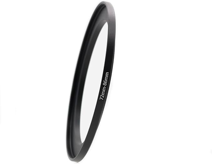 72-49/52/55/57/58/62/67/72/74/77/82/86/95/105mm Step Up & Step Down Rings Adapter for Camera Lens and Filters 72-86 Filter Adapter Ring 72mm Lens to 86mm Filters