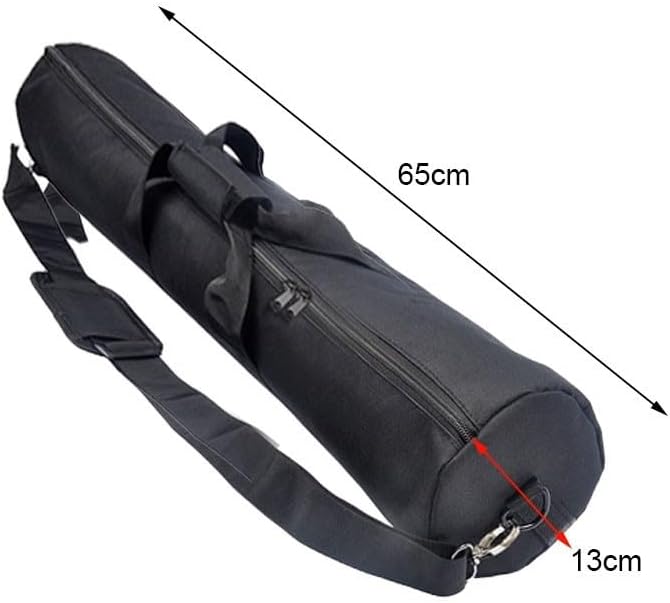 40-120cm Tripod Carrying Case Bag, Waterproof Tripod Travel Carrying Storage with Shoulder Strap Padded & Handle for Light Stands, and Tripod Photography Accessories(65cm)