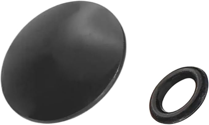 PATIKIL Camera Shutter Button, 10mm Convex Surface Shutter Release Button Pure Copper Camera Buttons for Nikon for Fujifilm for Leica DSLR/SLR, Black