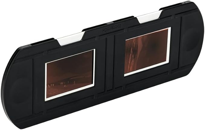 JJC Slide Mount Holder for 35mm Compatible with Film Scanners Copying Equipment, Holds 2 Negative Frames On Digitizing Adapter Set
