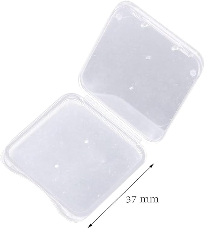 10 pcs SD MMC / SDHC PRO DUO Memory Card Plastic Storage Jewel Case (memory card not included)