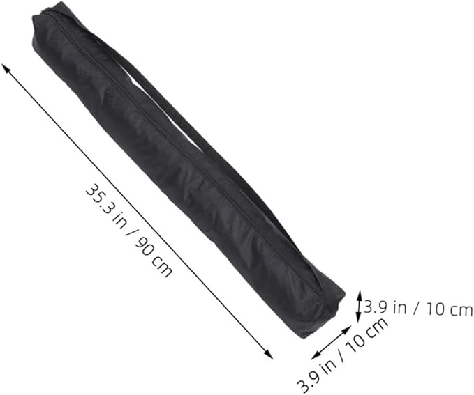 Padded Tripod Bag Carrying Case with Shoulder Strap 35.43 Inch Oxford Cloth Tripod Carrier for Photography Equipment and Light Stands