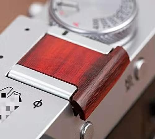 Wooden Surface Camera Soft Shutter Release Button with Hot Shoe Cover (Color : Red Hot Shoe)