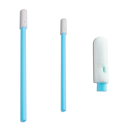 100 pcs 2.75" Small Head Foam Tip Cleaning Swab Lint Free Foam Tipped Swab Sticks for Camera Optical Lens and Electronics Detailing and Hard-to-Reach Area CK-FS742(100)