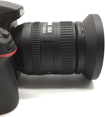 SIOTI 52mm Lens Hood, Oxidation Matte Anti Reflective Treatment, Aluminum Alloy, with 1 * 67mm Lens Cap, Compatible with Sony/Canon/Nikon/Fuji etc >16mm Camera Lens