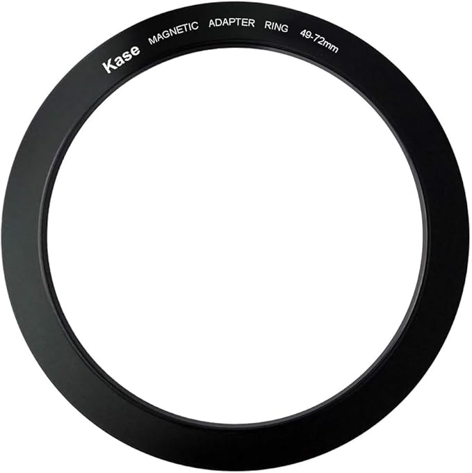 Kase Magnetic 49-72mm 49mm to 72mm Filter Step-Up Adapter Ring for Wolverine Magnetic Filters