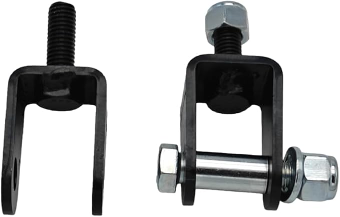 Replacement Lower Rear Shock Relocation Mounting Brackets LSM-125-500 Compatible with Ch-evro-let Ca-ma-ro Pon-tia-c 1982-2002 GM F-Body（2Pack