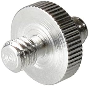 Foto&Tech 5 Pieces 1/4" Male to 1/4" Male Threaded Screw Adapter Compatible with Camera Cage/Shoulder Rig/Tripod/Socket Studio/Lighting Equipment/LED Panel/GoPro