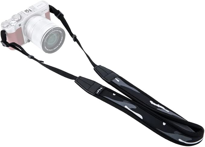 JJC Soft Camera Neck Shoulder Strap for Canon M50 M5 M6 Mark II SX70 SX60 G1X G5X G7X G9X Panasonic GH6 G85 G95 G100 GX85 GX95 G7 G9 GX9 GX8 FZ80 FZ300 FZ1000 II Olympus OM-D E-M10 E-M5 E-M1 & More