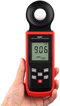 MeterTo Digital Light Meter Led Lux Meter Led Lumen Meter, 0.1~200,000Lux