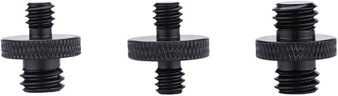 Camera Microphone Quick Release Flash Tripod Adapter Mount Kit Hot Shoe 1/4 to 3/8 M5 M6 M8 Male Female Convertion Thread Screws Series Set for Go pro Insta360 (7 Pcs)