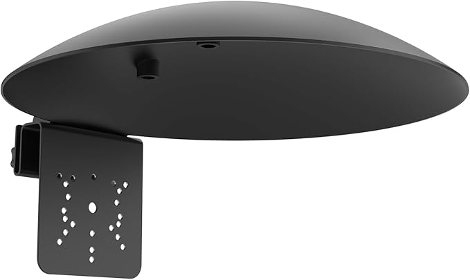 Koroao Universal Waterproof Outdoor Sun Rain Shade Shield Cover with Gutter Mount Bracket Compatible with eufy,AOSU,Reolink,TP-Link Tapo,SEHMUA,Cinnado and All 1/4'' Thread Security Camera (Black)
