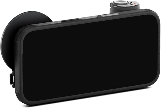Tilta Khronos Lite Handheld Kit Compatible with iPhone 17 Pro – Black | Case with Kickstand | Bluetooth Control Handle | 58mm Filter Tray | Magnetic Backplate | Screen Protector