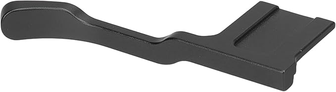 Camera Thumb Up Grip Aluminum Alloy Metal Support with Hot Shoe Cover for GFX-50R Mirrorless Camera (Black)