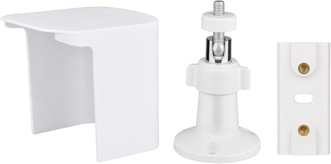 Plastic Cover Protective Case for Spotlight Cam Plus, Wall Mount Bracket, Skin Cover Case for Camera Protection from Sun/Rain/Dust,1-Pack, White, Camera Not Included