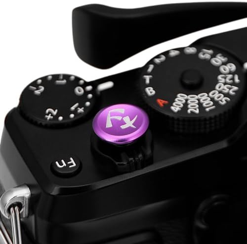 Fotodiox Soft-Release Shutter Button - Magenta Anodized Aluminum, 12mm