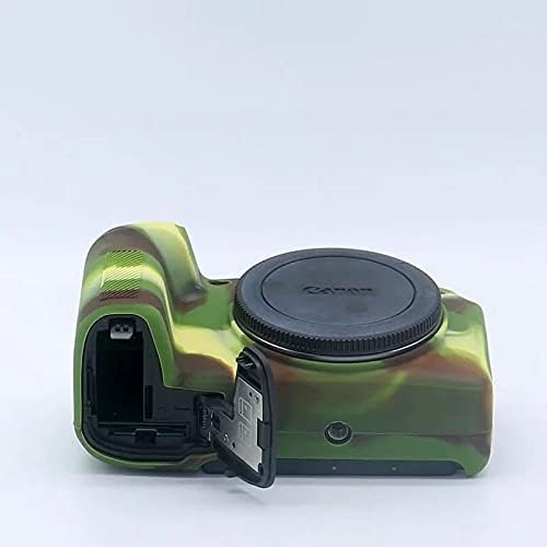 Professional Secure Silicone Camera Case Cover Housing Body Skin for Canon EOS RP Mirrorless Digital SLR Camera (Camouflage)