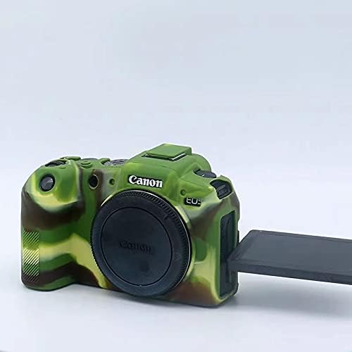 Professional Secure Silicone Camera Case Cover Housing Body Skin for Canon EOS RP Mirrorless Digital SLR Camera (Camouflage)