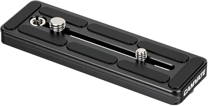 CAMVATE 120mm Universal Quick Release Plate with 1/4"-20 and 3/8"-16 Mounting Screw Compatible for Arca Swiss-25020