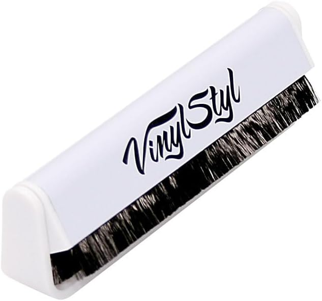 Vinyl Styl Anti-static Vinyl Record Cleaning Brush - Micro Fiber (White)
