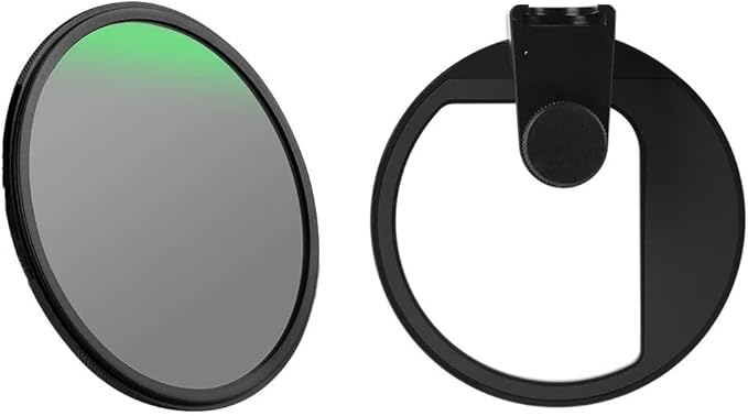 Magnetic Smartphone Filter 72mm Ring Cold Shoe Phone Holder CPL ND GND(Magnetic ND8 Set)