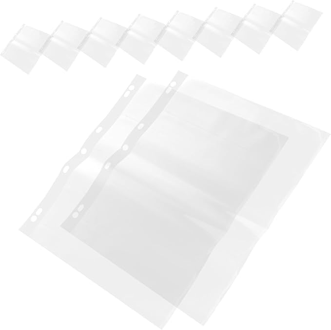 10pcs Supplies Film Negative Sleeves Negative Film Sleeves Document Holder