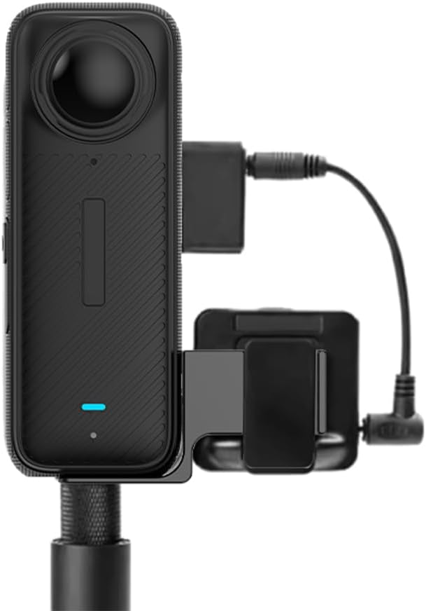 CAPART Mic Adapter Mount with Cold Shoe for Insta360 X5 X4 X3 ONE X2, Cold Shoe Microphone Adapter Mic Holder Mounting Plate