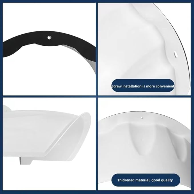 V-Fiabilidad 2-Pack Weatherproof Universal Security Camera Sun Rain Shade Cover – Compatible with Hikvision, Nest, Ring, Arlo,LED Lights – All-Weather Protection for Outdoor Dome & Bullet Cameras