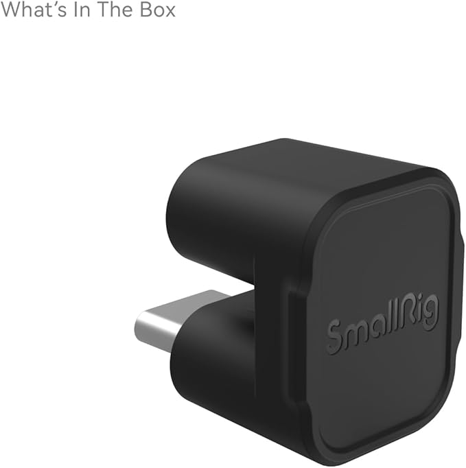 SMALLRIG Type C to Type C Audio Signal Adaptor for iPhone 15 Pro Series Video Cage, Making it Convenient The Use of Microphone When Shooting Horizontally 4406