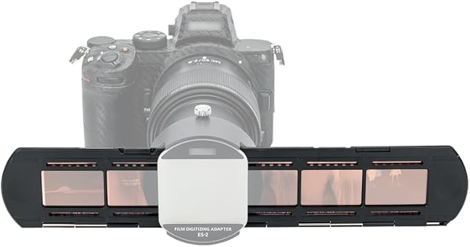 JJC Negative Film Holder Mounts for 35mm Compatible with Film Scanners Copying Equipment, Holds 6 Negative Frames On Digitizing Adapter Set