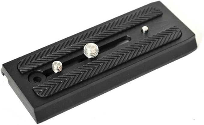 501PL 120MM Long Quick Release Plate For Manfrotto 501PL, 503, 701HDV- RC5 System Replacement (#3433PL)- Compatible with 501/503/577/701 NG Tripod Heads, With 1/4"-20 & 3/8"-16 D-Ring Screw