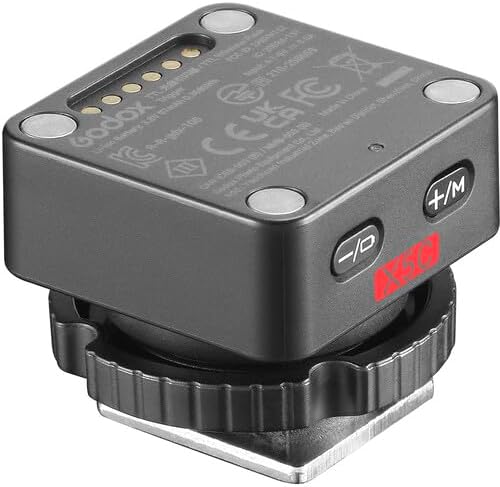 Godox X5C X5 C TTL Wireless Flash Trigger for Canon, GODOX X5-C for IT32 Mini TTL Flash, Hotshoe & Trigger in One, Flexible Magnetic Design, Instant Wireless Communication Without Manual Pairing