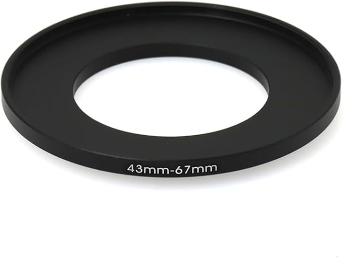43-28/37/39/40.5/43/46/49/52/55/58/62/67/72/77/82mm Step Up & Step Down Rings Adapter for Lens and Filter 43-67 Filter Adapter Ring 43mm Lens to 67mm Filters