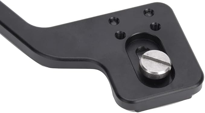 Flash Bracket - Aluminium Alloy Flash Stand Mount - Camera Flashlight Tripod Bracket - with Dual 1/4in Screw - for DSLR Stand