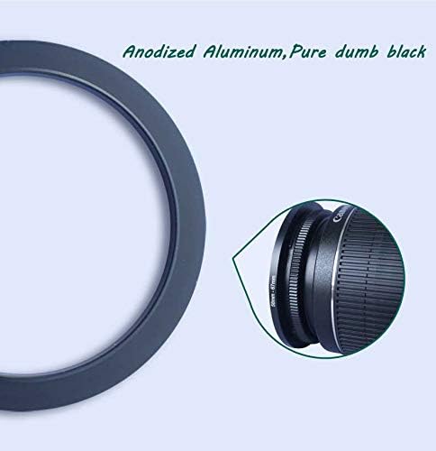 82mm-77mm Step Down Ring [82mm Lens to 77mm Filter], FANZR Camera Lens Filter Adapter Ring Lens, Premium Aluminum (2 Pack)