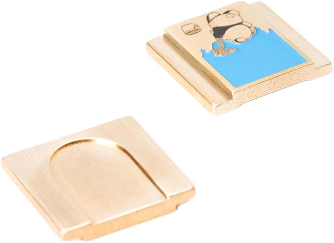 Camera Metal hot Shoe Protective Cover Suitable for Fuji X100VI X100V X-T4 X-T3 X-E4 X-T50 X-T30 for Nikon z30/z50/d810/d610 (Copper Alloy-Hot Shoe Cover)