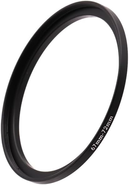 67-46/49/52/55/58/62/67/72/77/82/86/95/105mm Step Up & Step Down Rings Adapter for Camera Lens and Filters 67-72 Filter Adapter Ring 67mm Lens to 72mm Filters
